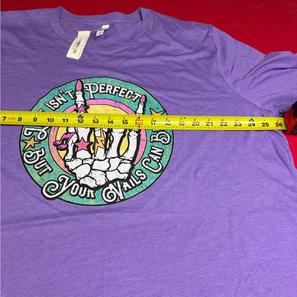 Purple Graphic T-Shirt - Picture 4 of 6